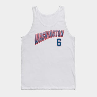 Retro Washington Number 6 Tank Top